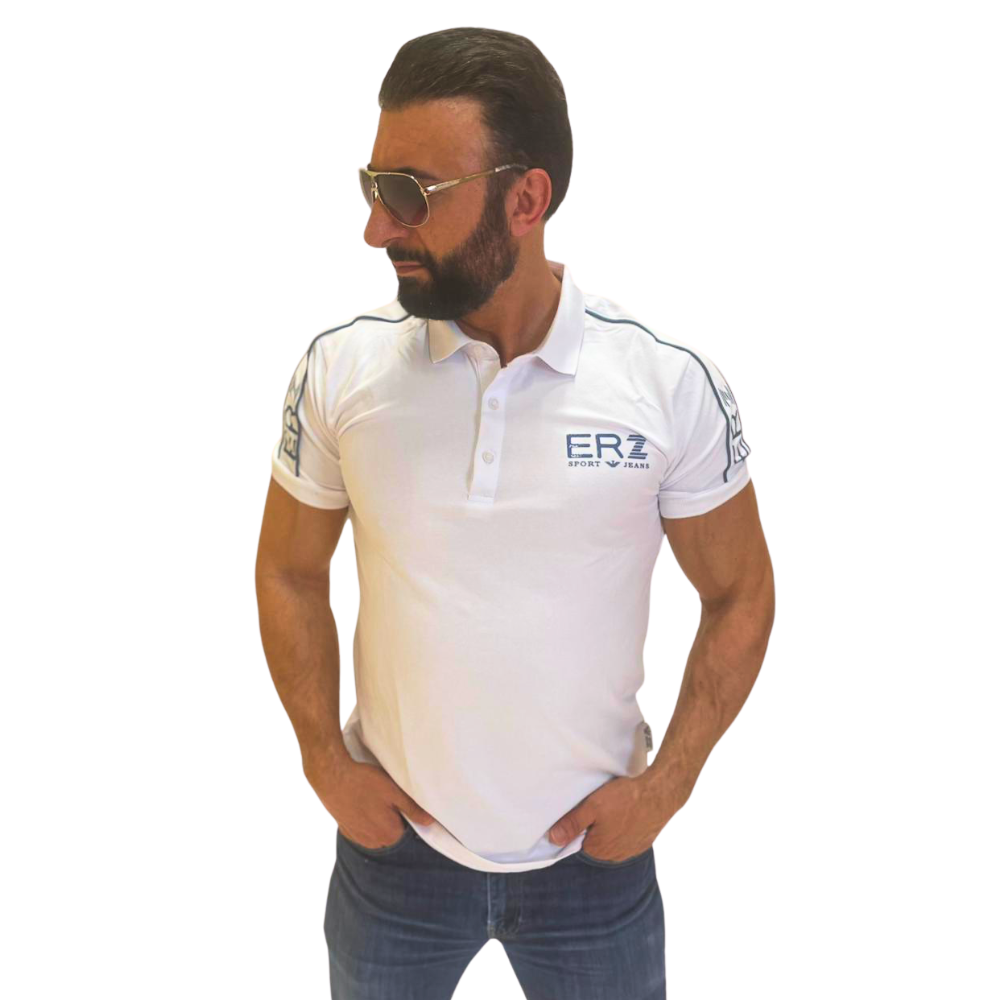Tricou Polo Alb Clasic