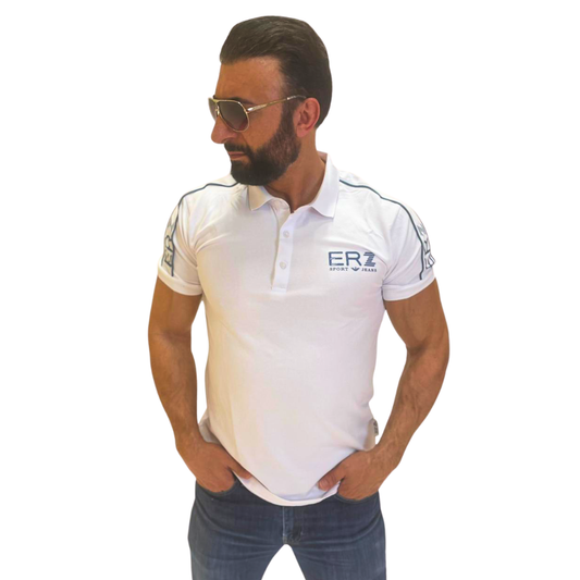 Tricou Polo Alb Clasic
