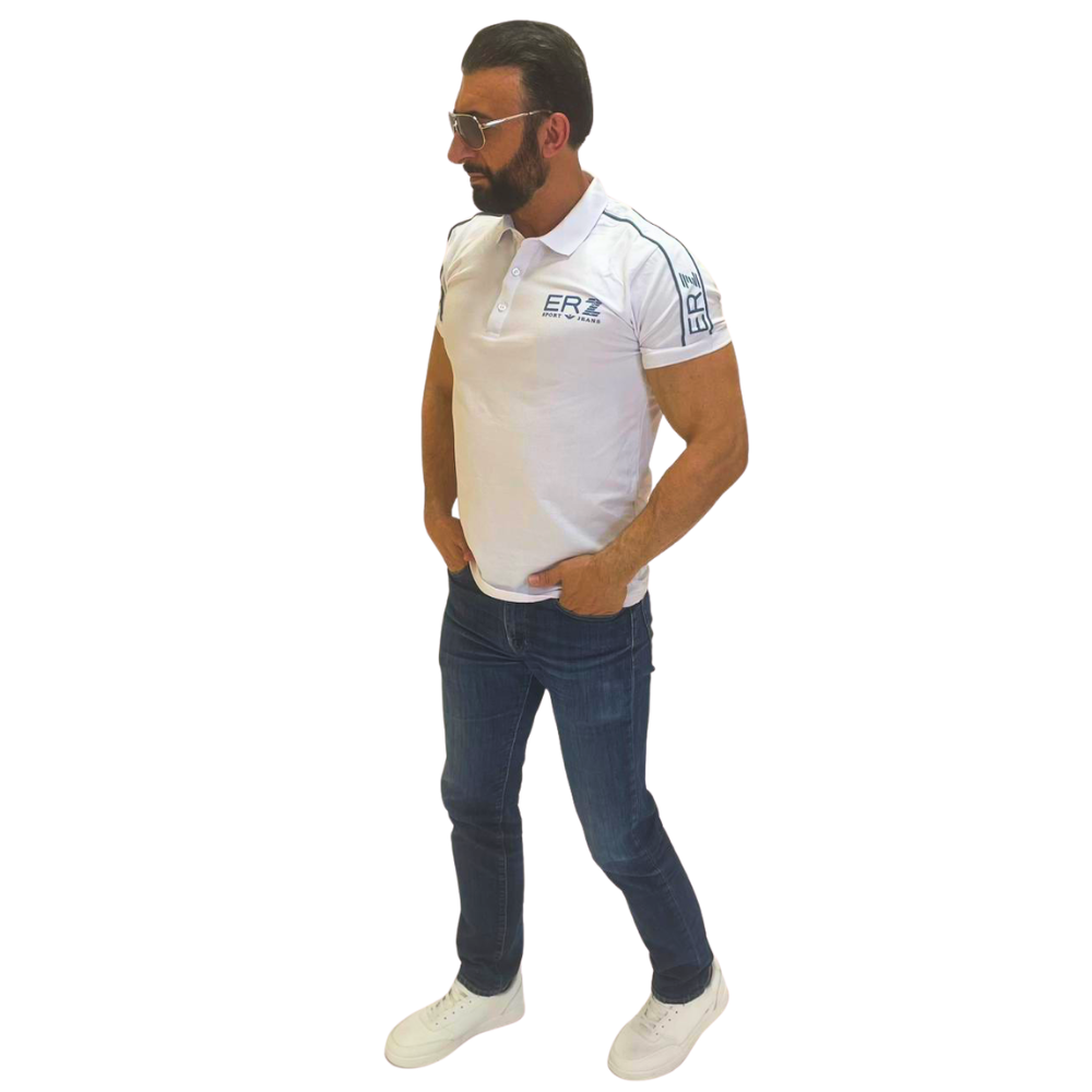 Tricou Polo Alb Clasic