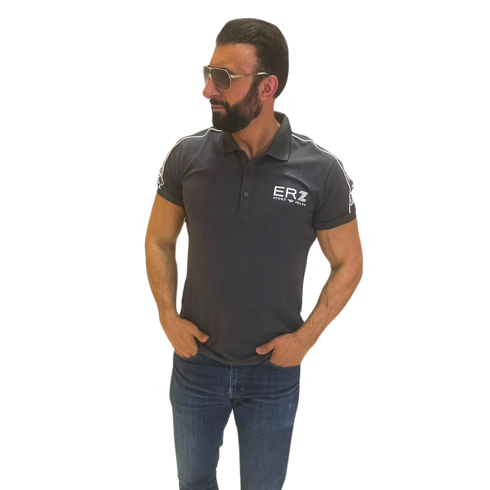 Tricou Polo Negru Basic