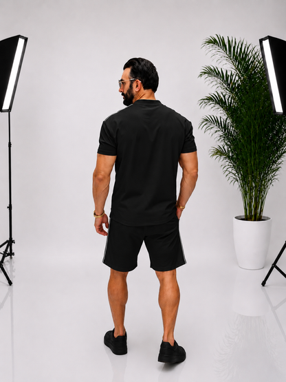 Set bărbătesc elegant Negru cu design modern – rafinament, confort și stil contemporan