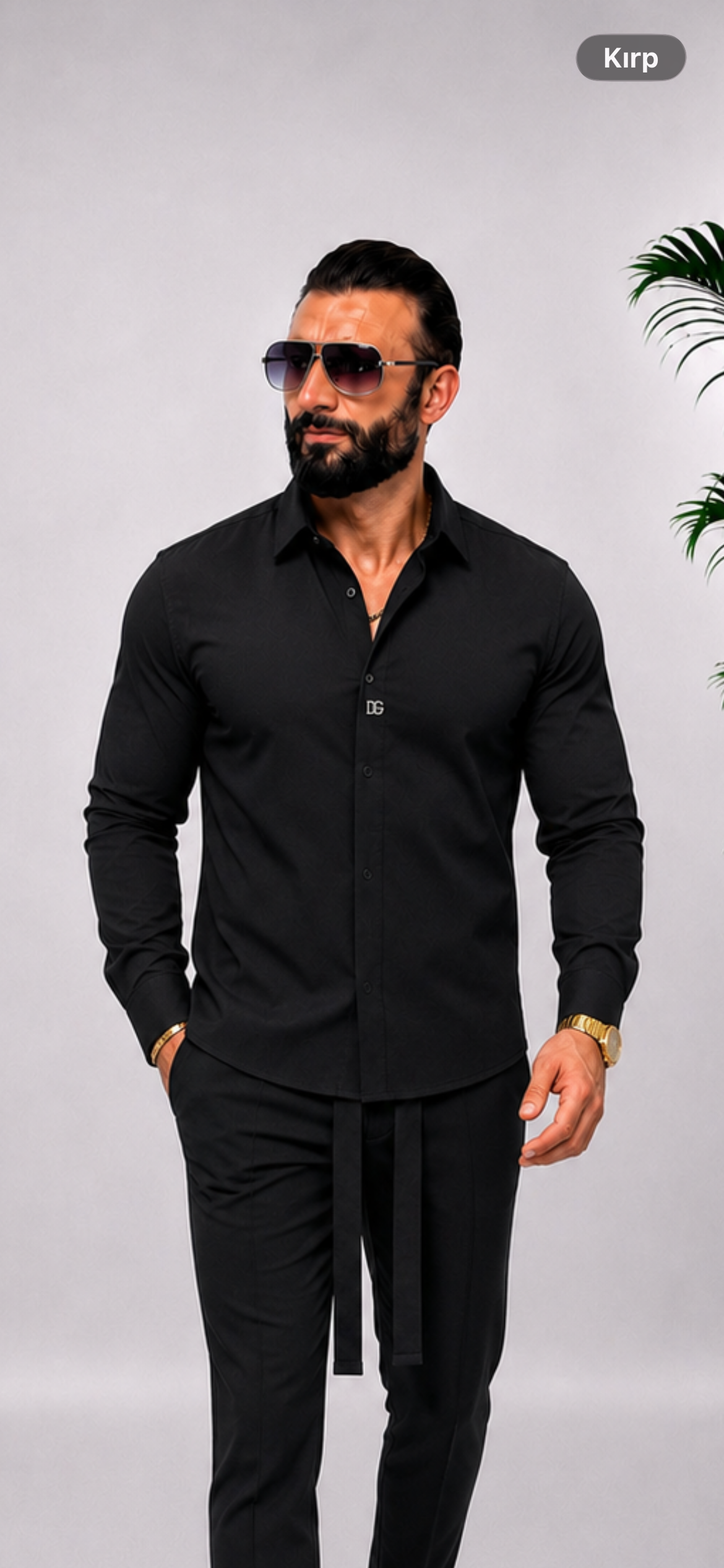 🖤 SET NEGRU ELEGANT PENTRU BĂRBAȚI SI PENTRU EVENIMENTE – 100% BUMBAC