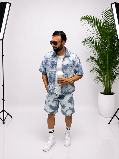 Set bărbătesc din denim premium – stil modern, confort flexibil și calitate superioară