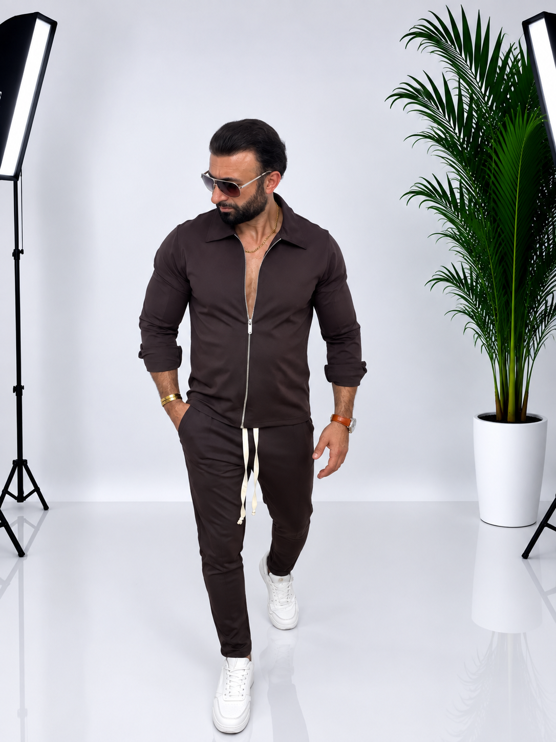 SET BĂRBĂTESC MARO DIN 95% BUMBAC – ELEGANȚĂ, CONFORT ȘI STIL MODERN