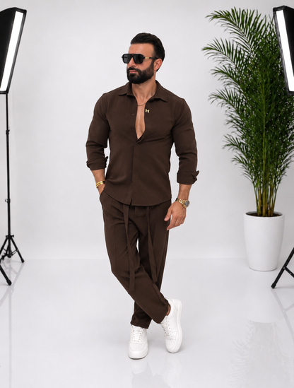 SET BĂRBĂTESC MARO DIN 100% BUMBAC – ELEGANȚĂ ȘI CONFORT