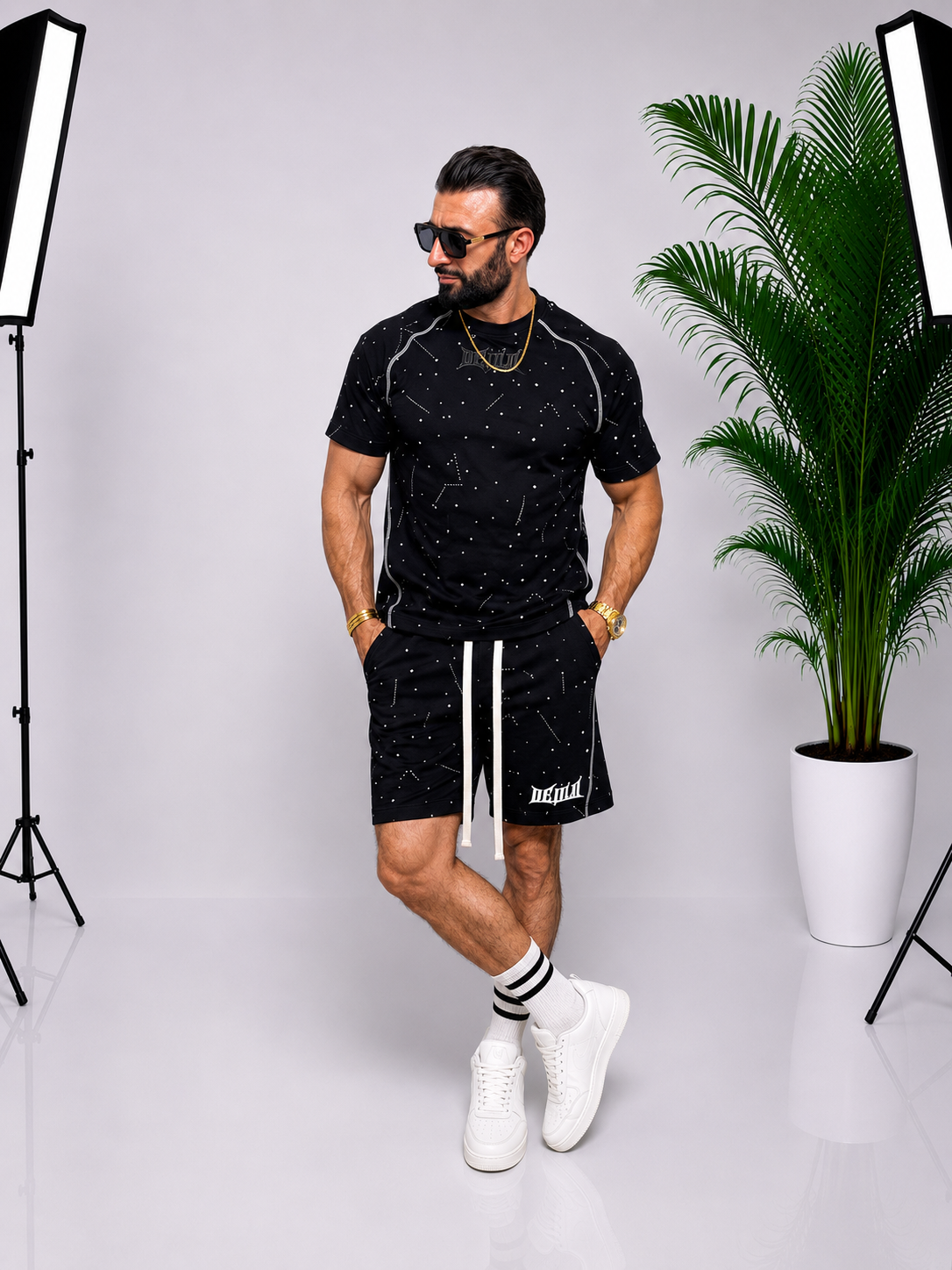 Set Oversize Premium pentru Bărbați – Negru
