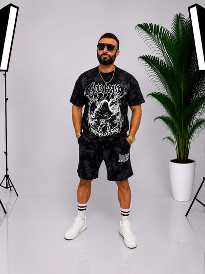 Set Premium Oversize Urban Graphic pentru Bărbați – Negru